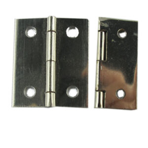 Scharnier aus Metall 125/30 lieferbar in vernickelt und goldfarbig Länge 30mm Breite: offen 25mm geschlossen 14mm