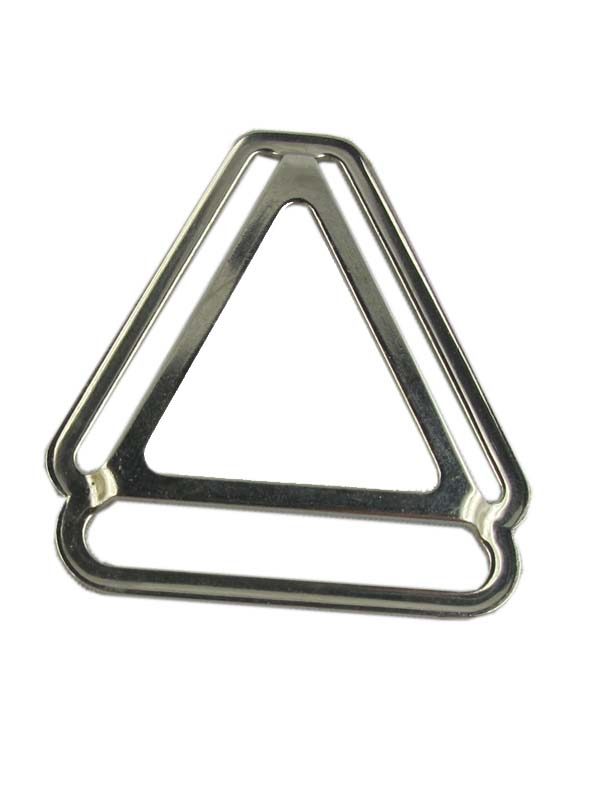 Triangel 200 für eine Riemenbreite von  36 mm erhältlich in nickel und gold. Sei es für Leder, Gummiband und Band. Perfekt um Riemen zu verbinden.