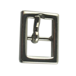 Doppelte Riemenschnalle FIQ.1504.ni für eine Riemenbreite von 15mm. Passt zu Schuhe, kleine Taschen, Armbänder und weitere Kreationen. Hochwertig, elegant und praktisch. lieferbar in vernickelt