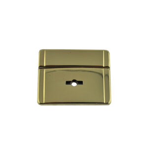 Kofferschloss Vs.447.go mit Schlüssel Grösse 37mm x 29mm lieferbar in goldfarbig