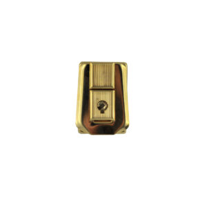 Kofferschloss VS.422.go zum klemmen, mit Schlüssel erhältlich goldfarbig Grösse 33mm x 23mm
