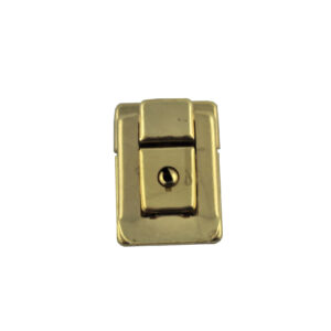 Kofferschloss VS.423 zum anschrauben, mit Schlüssel erhältlich in vernickelt und goldfarbig Grösse 37mm x 27mm