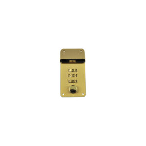 Zahlenschloss OCS. 4S ist sehr hochwertig und in den Farben gold und vernickelt erhältlich.  Grösse 32mm x 57mm der Platte