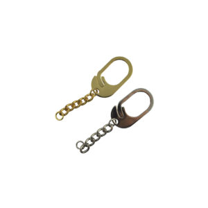 Schlüsselkette MSQ.209 für Anhänger. Gesamtlänge ca. 9cm lieferbar in goldfarbig oder vernickelt