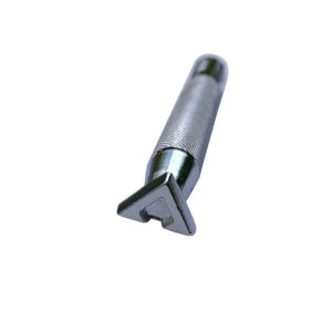 Punzierstempel, Punziereisen WZ.13145 ca 10mm für das Bearbeiten/Verzieren von Leder. (Triangel)